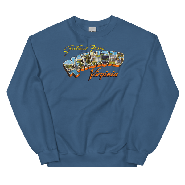 Greetings from Richmond, VA Sweatshirt