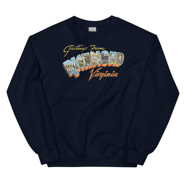 Greetings from Richmond, VA Sweatshirt