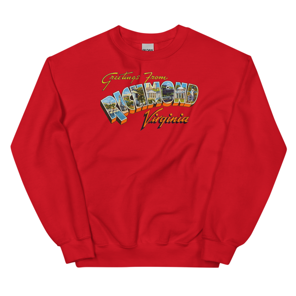 Greetings from Richmond, VA Sweatshirt