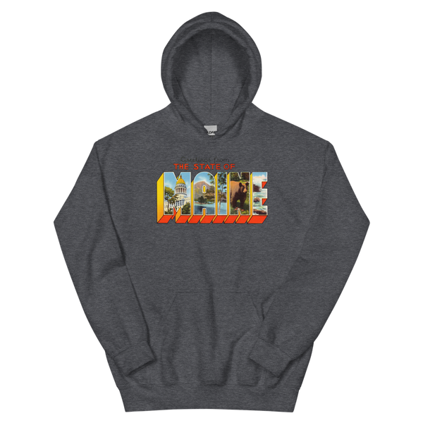 Greetings from Maine State Hoodie