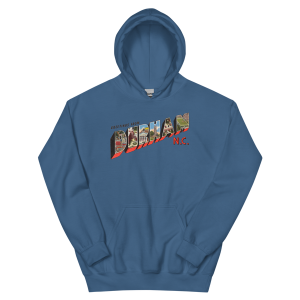 Greetings from Durham, NC Hoodie