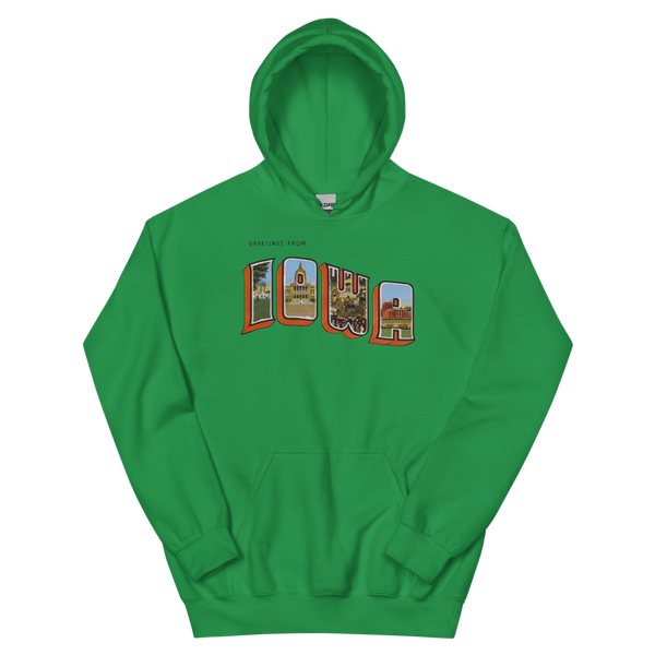 Greetings from Iowa Hoodie