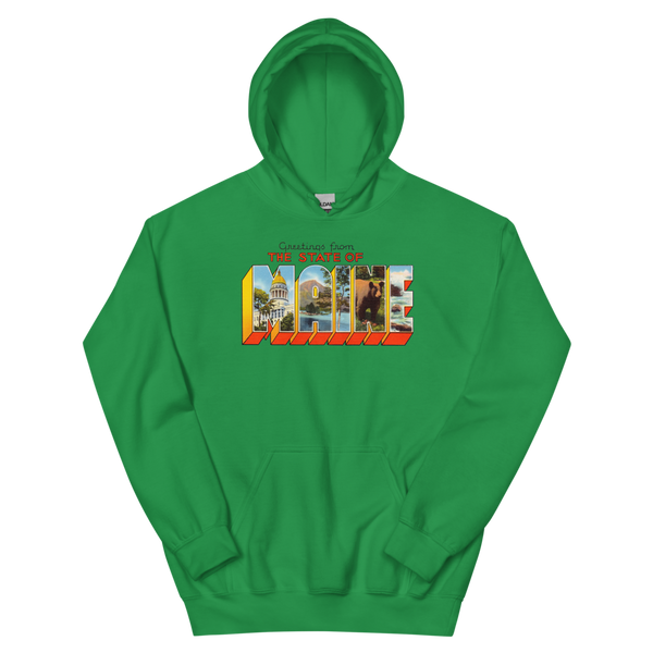 Greetings from Maine State Hoodie