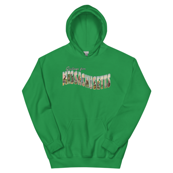 Greetings from Massachusetts Hoodie
