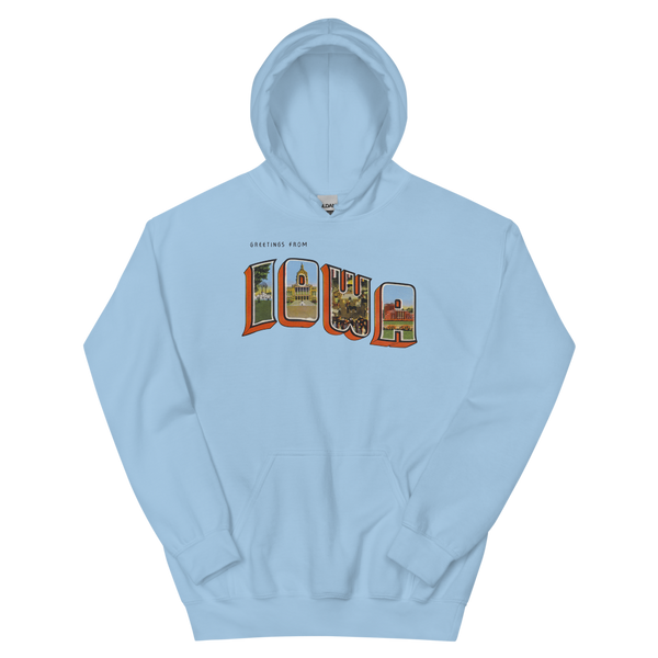 Greetings from Iowa Hoodie