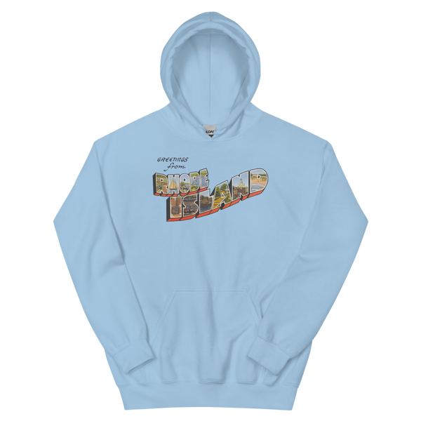 Greetings from Rhode Island Hoodie