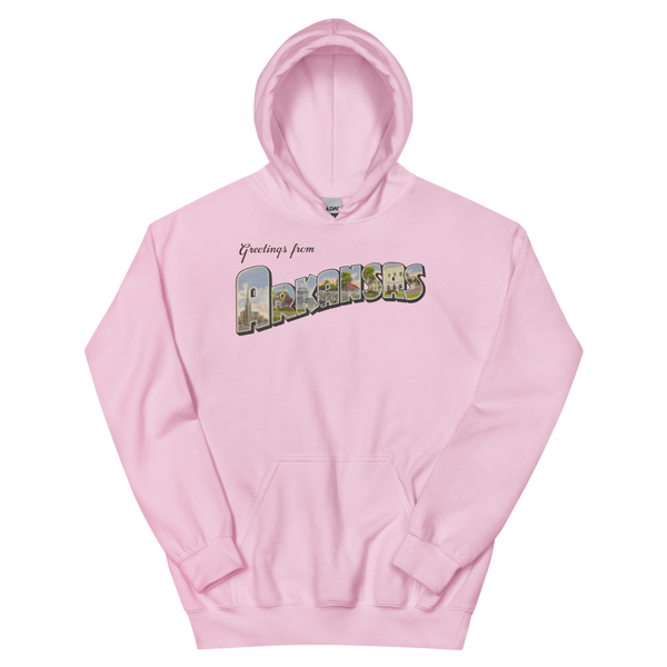 Greetings from Arkansas Hoodie