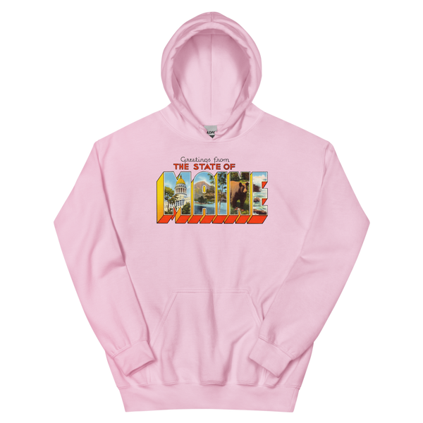 Greetings from Maine State Hoodie