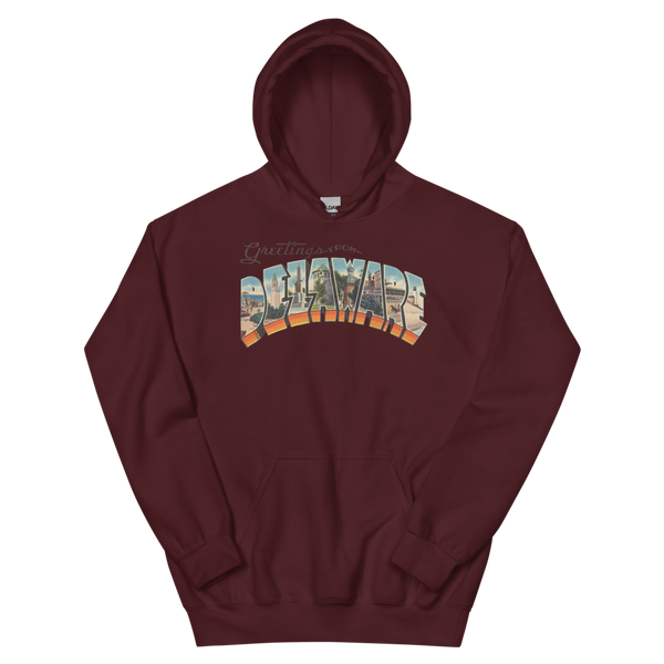 Greetings from Delaware Hoodie