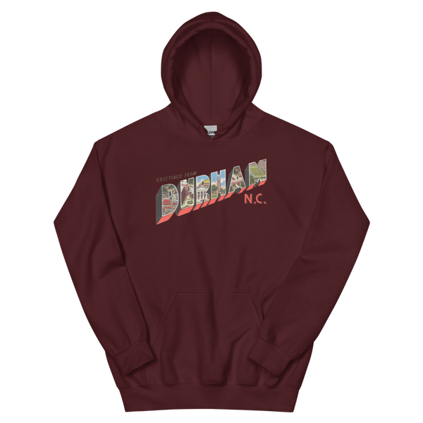 Greetings from Durham, NC Hoodie