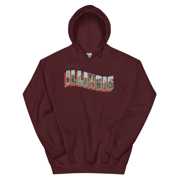 Greetings from Illinois Hoodie