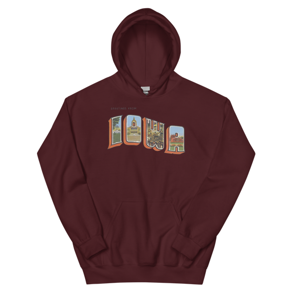 Greetings from Iowa Hoodie