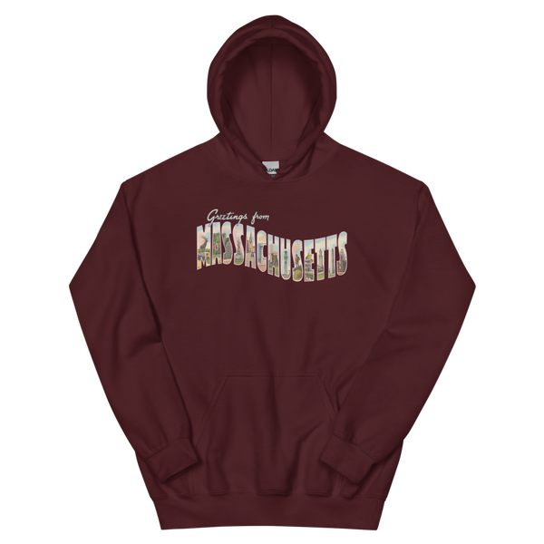 Greetings from Massachusetts Hoodie