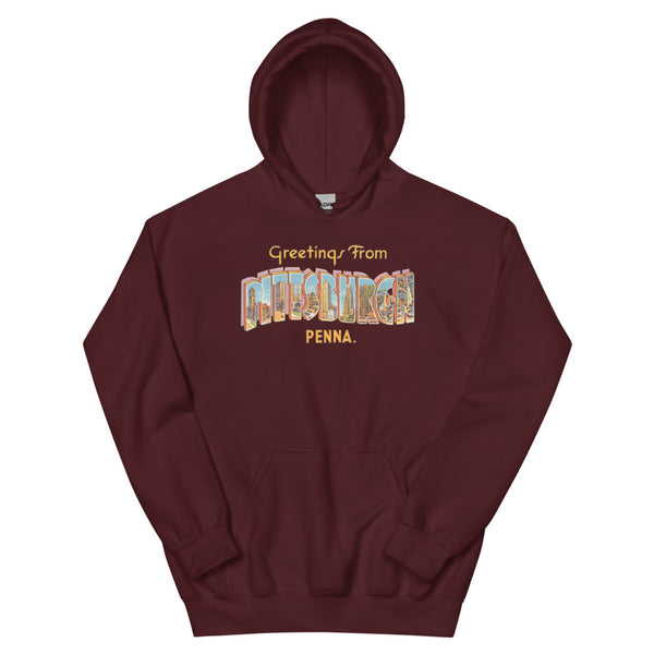 Greetings from Pittsburgh, PA Hoodie