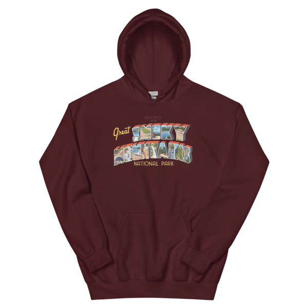 Greetings from Smoky Mountains Hoodie