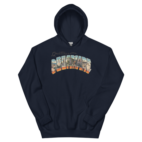 Greetings from Delaware Hoodie