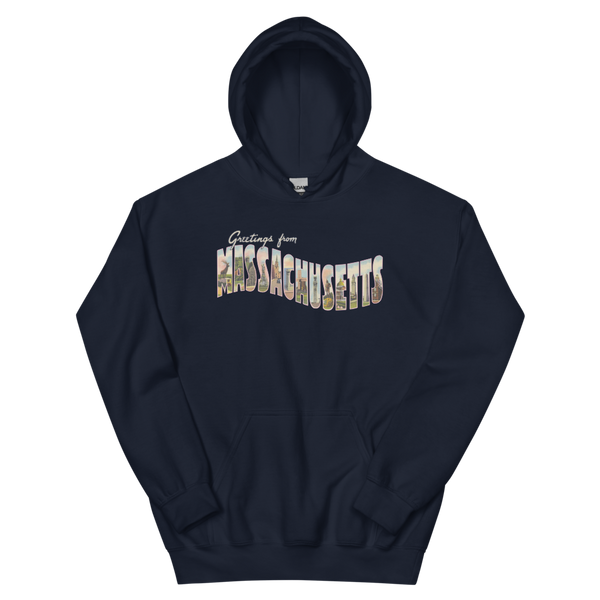 Greetings from Massachusetts Hoodie