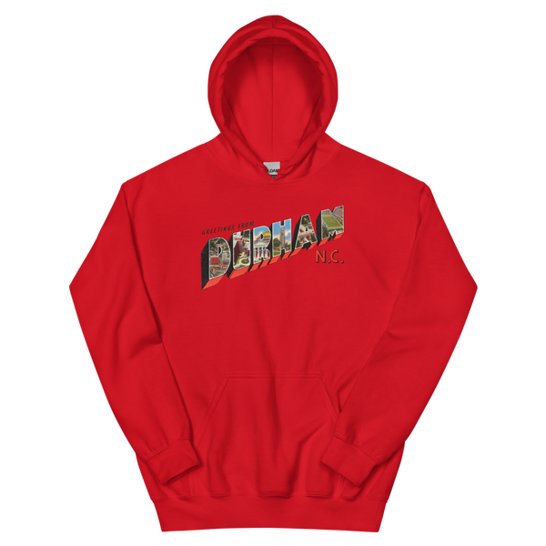 Greetings from Durham, NC Hoodie