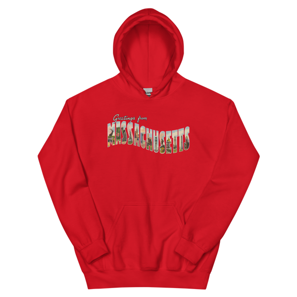Greetings from Massachusetts Hoodie