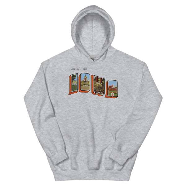 Greetings from Iowa Hoodie