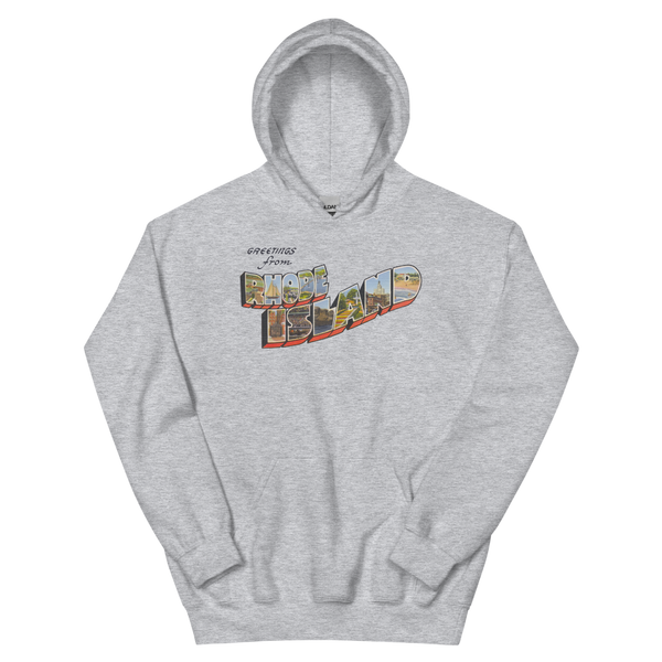 Greetings from Rhode Island Hoodie