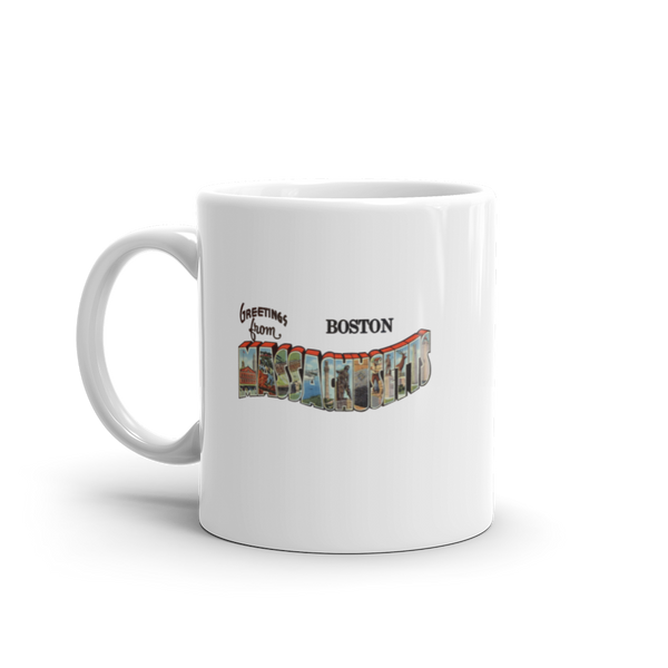 Greetings from Boston Mug