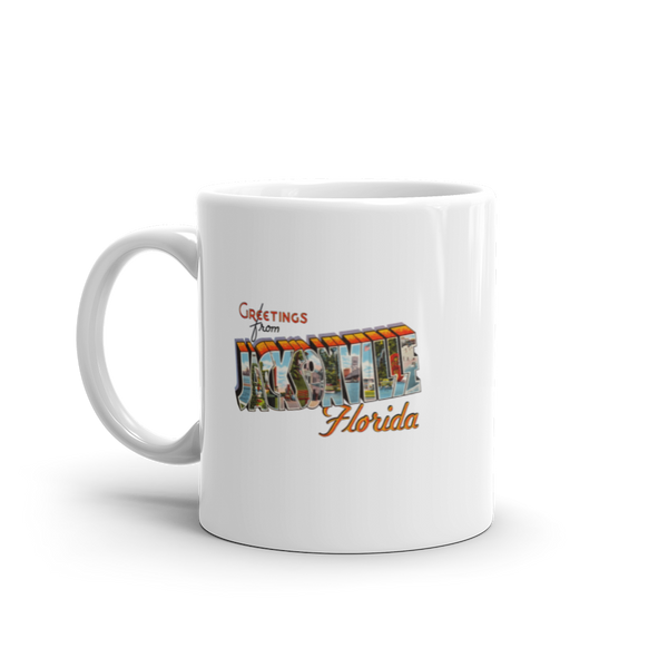 Greetings from Jacksonville, FL Mug