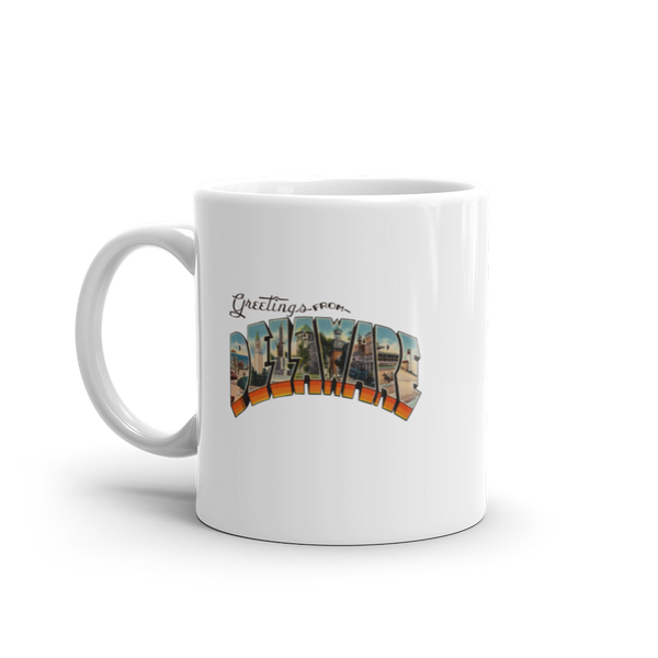 Greetings from Delaware Mug