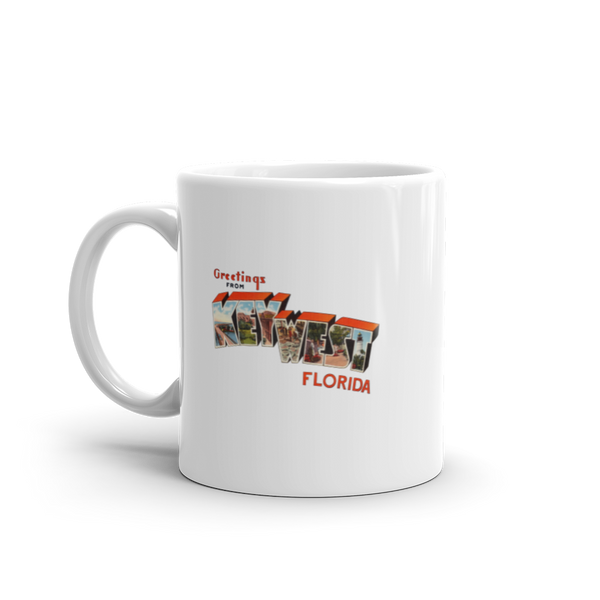 Greetings from Key West, FL Mug