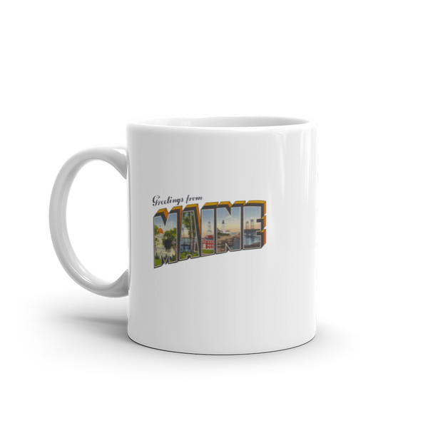 Greetings from Maine Mug