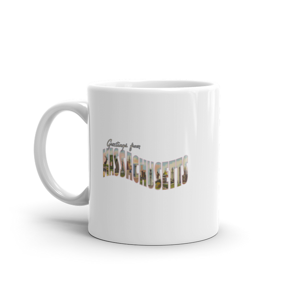 Greetings from Massachusetts Mug