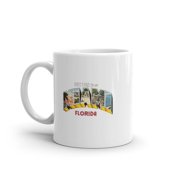 Greetings from Miami, FL Mug