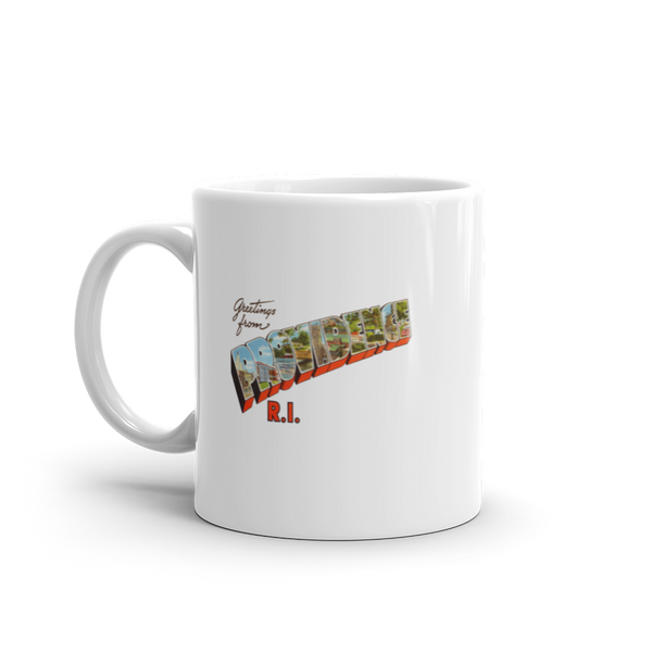 Greetings from Providence, RI Mug