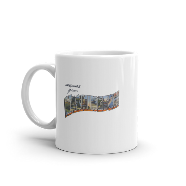 Greetings from Washington Mug
