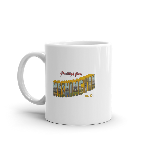 Greetings from Washington DC Mug