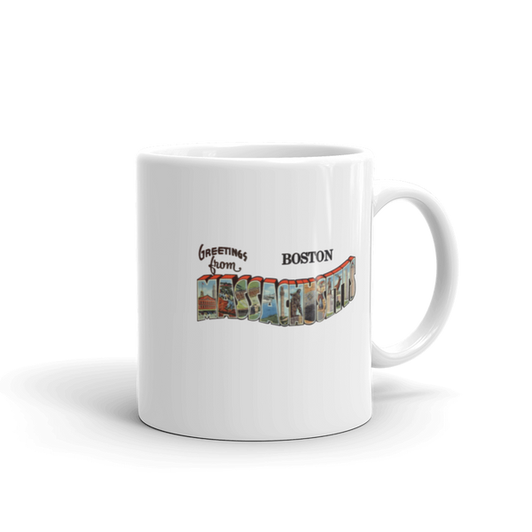Greetings from Boston Mug
