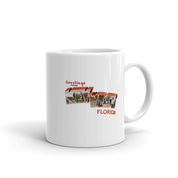Greetings from Key West, FL Mug