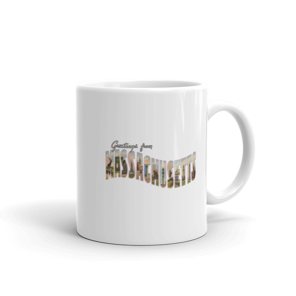 Greetings from Massachusetts Mug