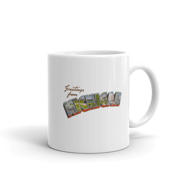Greetings from Michigan Mug