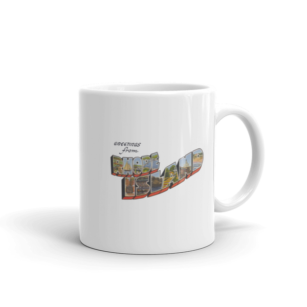 Greetings from Rhode Island Mug