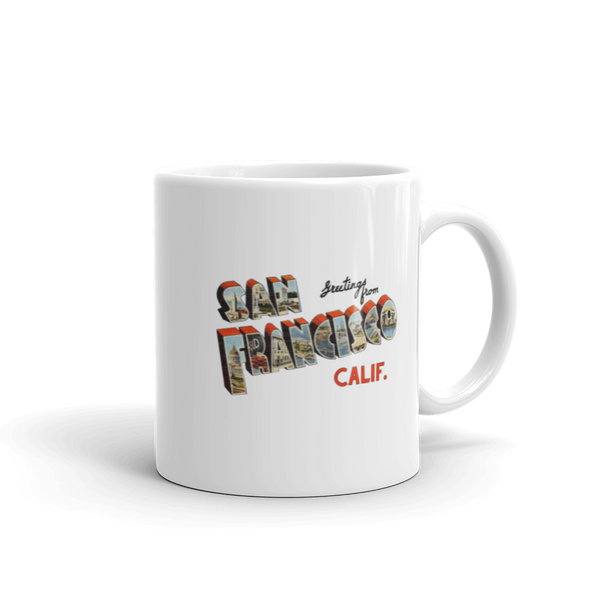Greetings from San Francisco, CA Mug
