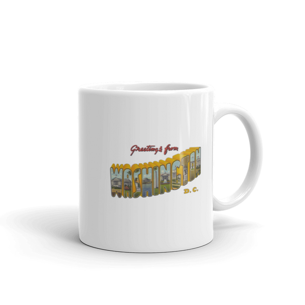 Greetings from Washington DC Mug