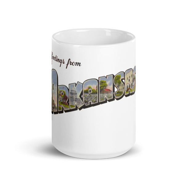Greetings from Arkansas Mug