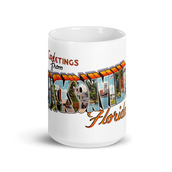 Greetings from Jacksonville, FL Mug