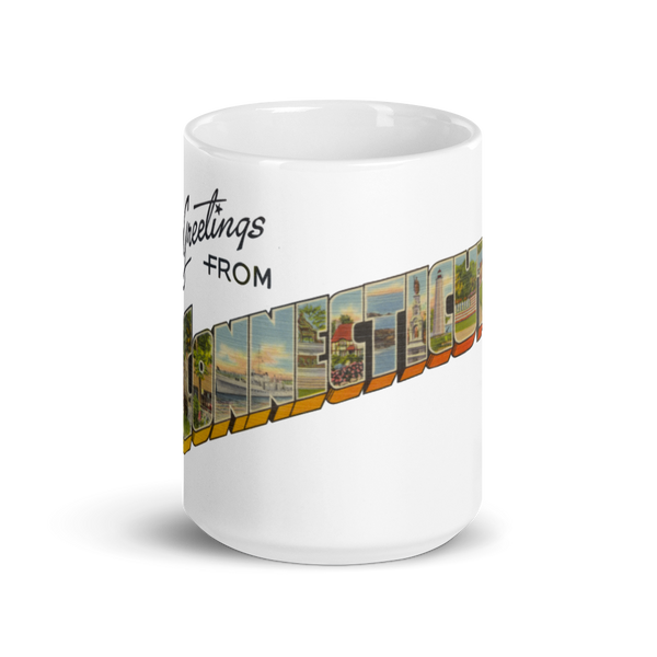 Greetings from Connecticut Mug