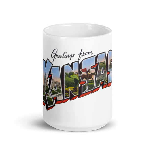 Greetings from Kansas Mug