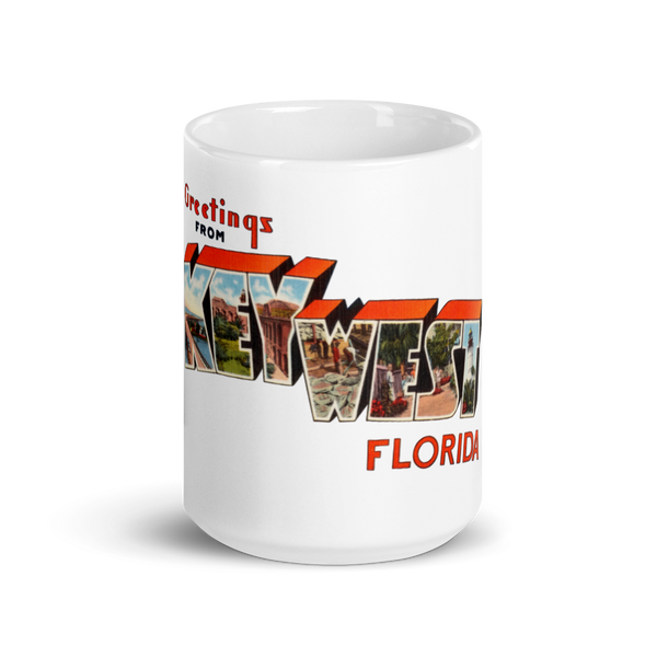 Greetings from Key West, FL Mug
