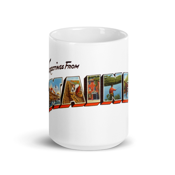 Greetings from Maine Mug