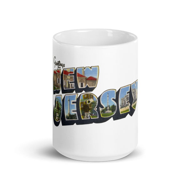 Greetings from New Jersey Mug