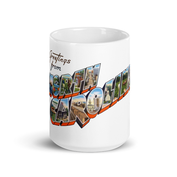 Greetings from North Carolina Mug
